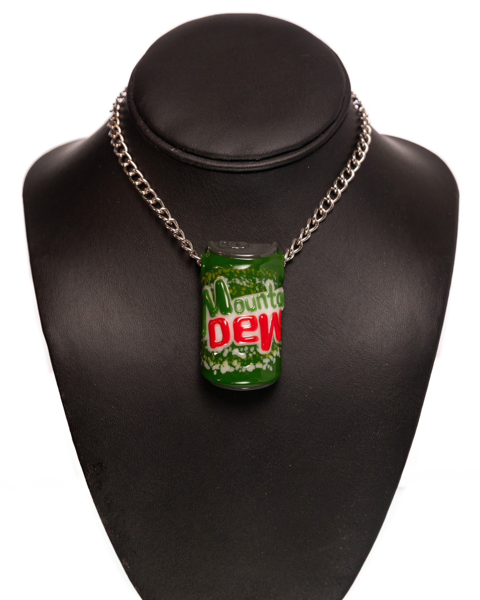 Heretic Glass - Can Pendant - Mountain Dew